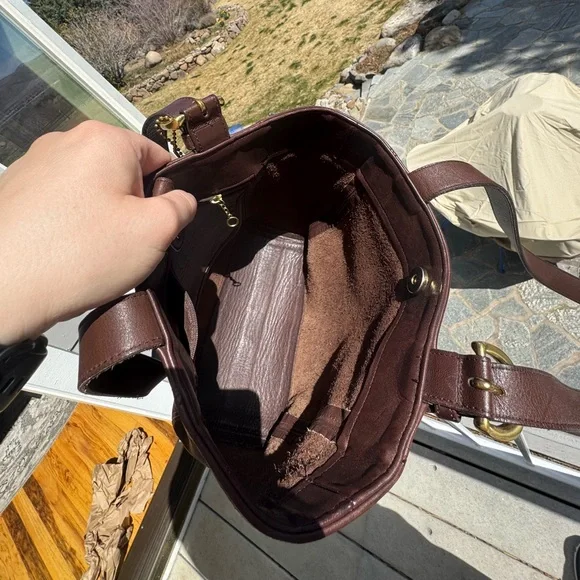 Vintage Coach Soho Buckle Bag #1457 - Mahogany - Picture 3 of 9